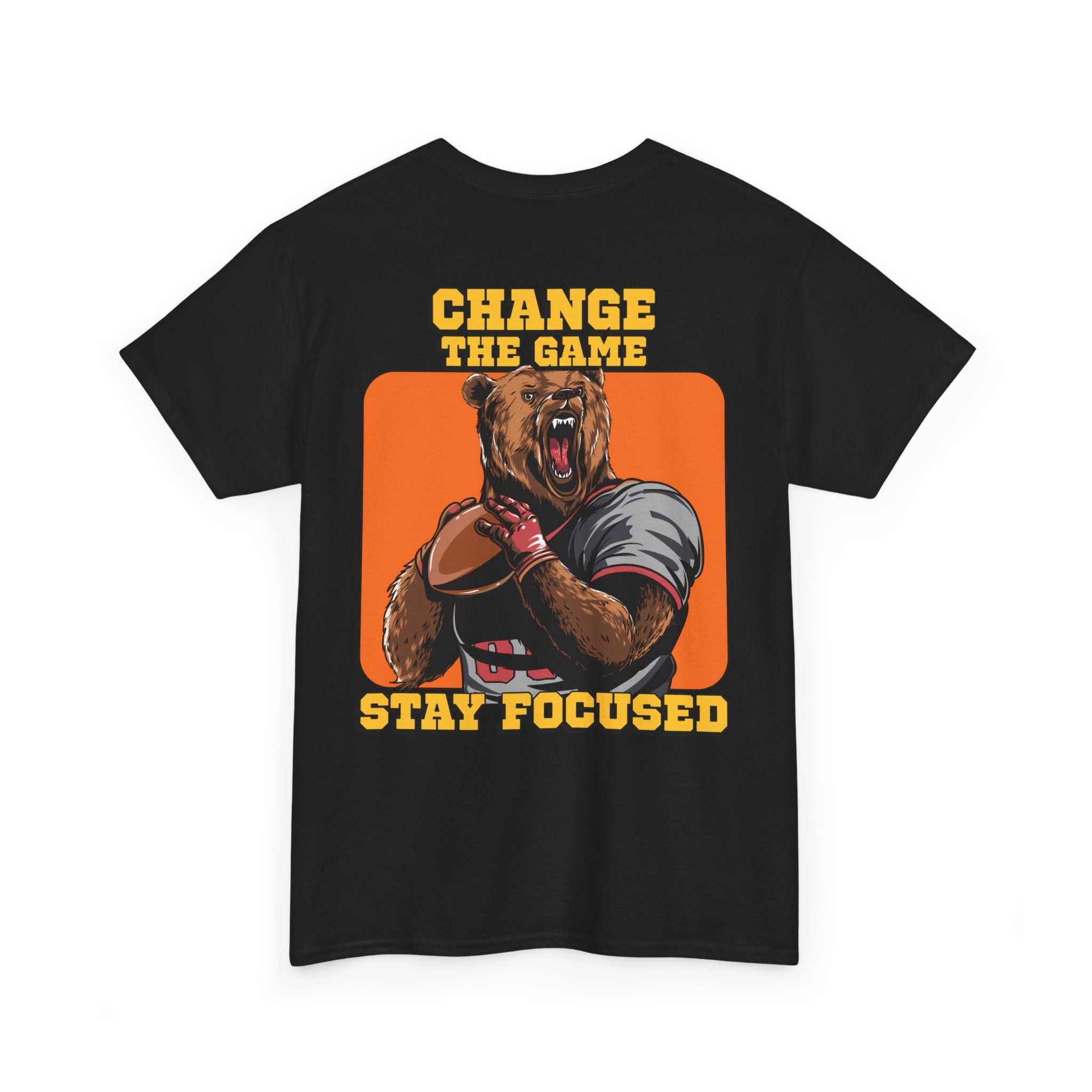 Stay Focused, Change the Game, Motivational Shirt, Inspirational Tee, Empowering Apparel.