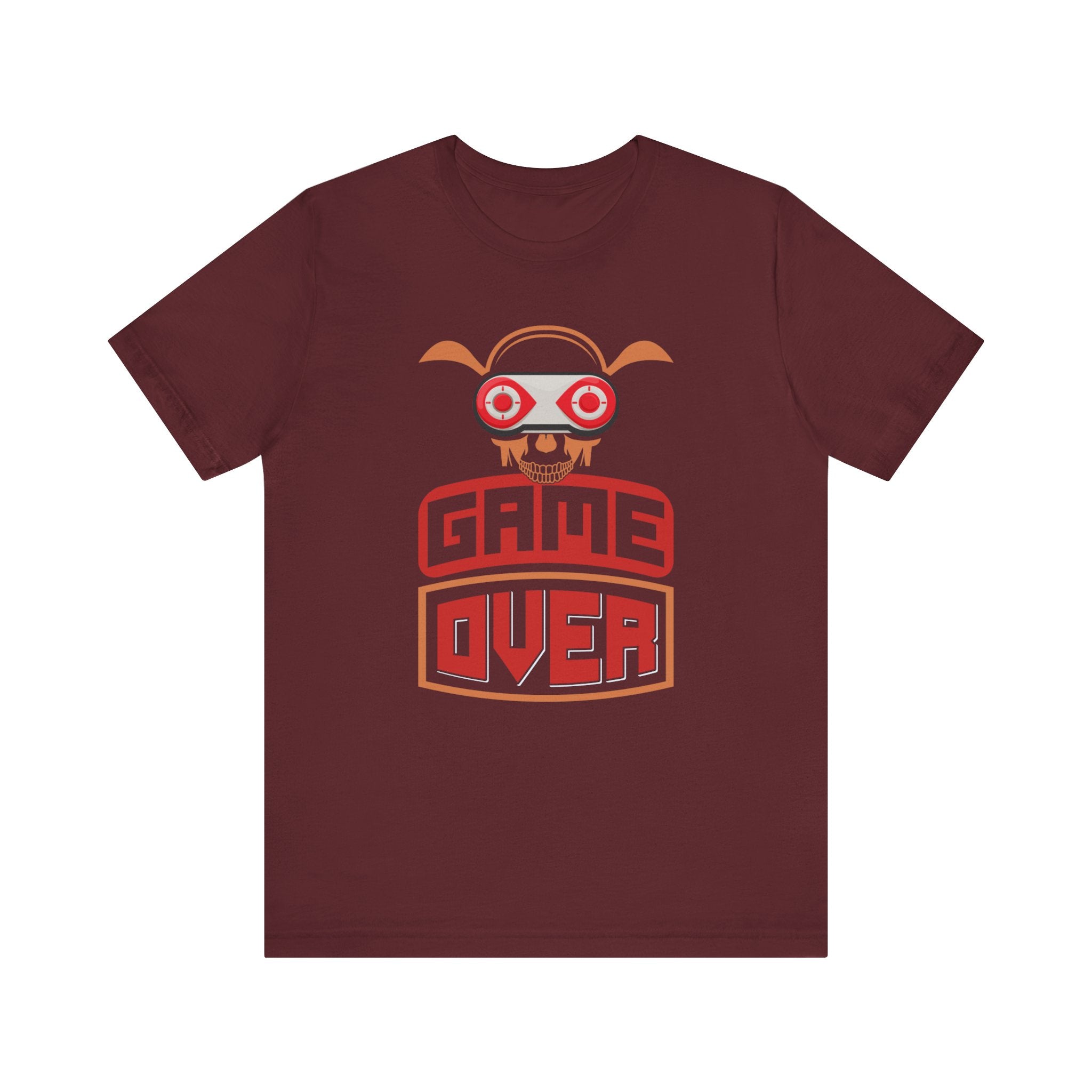 Game Over T-shirt, Gaming Tshirt, Game Lover Shirt, Game Over Unisex Shirt, Crewneck Shirt, Short Sleeve Tee, Gift for Him