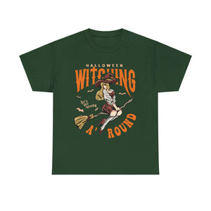 Witching Around Halloween T-shirt - Fun Witchy Tee - Spooky Costume Shirt