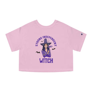 Empowering Cropped Witch Shirt - Strong Independent Witch