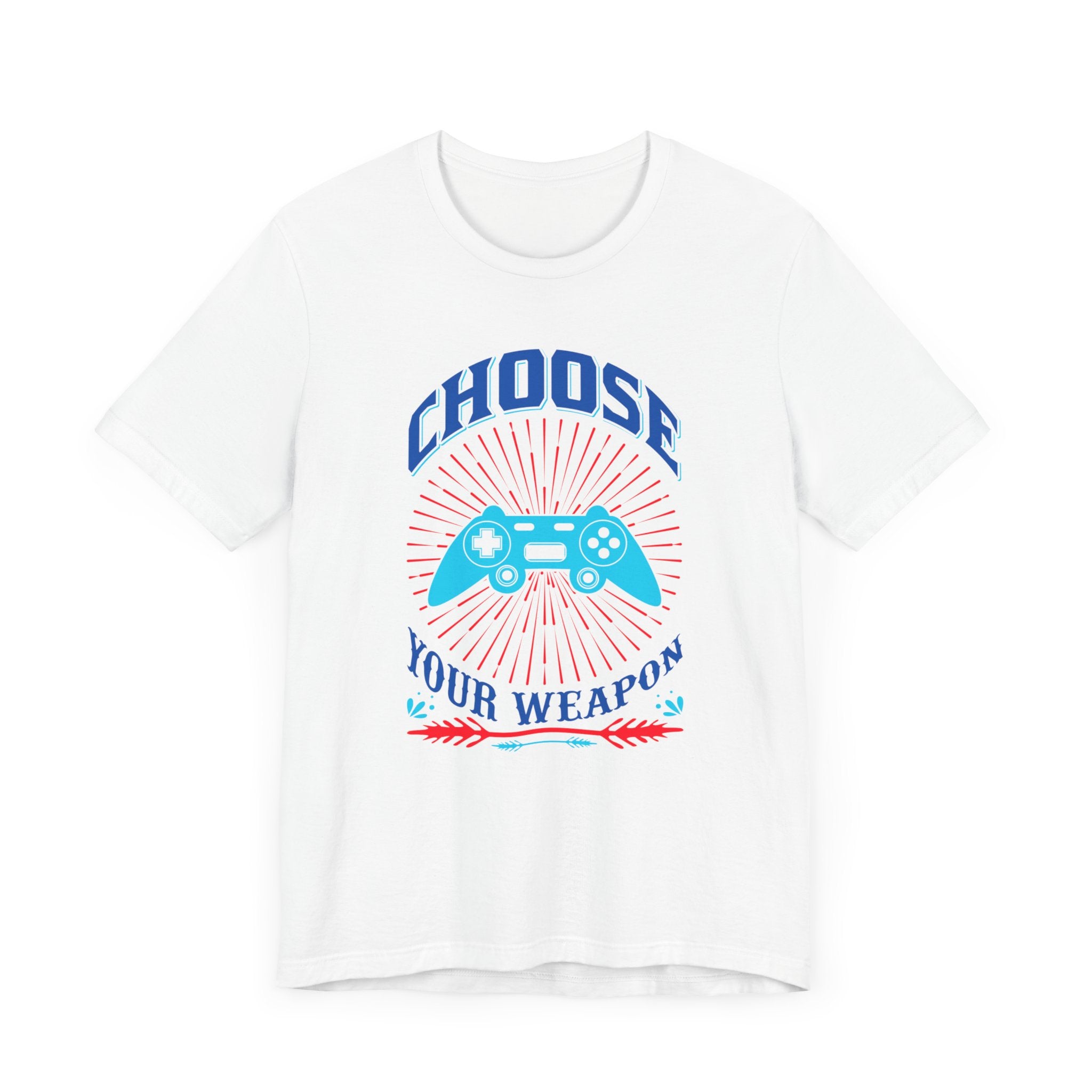 Choose Your Weapon T-shirt, Gaming Tshirt, Gameboy Shirt, Game Lover Unisex Shirt, Crewneck Shirt, Short Sleeve Tee, Gift for Him