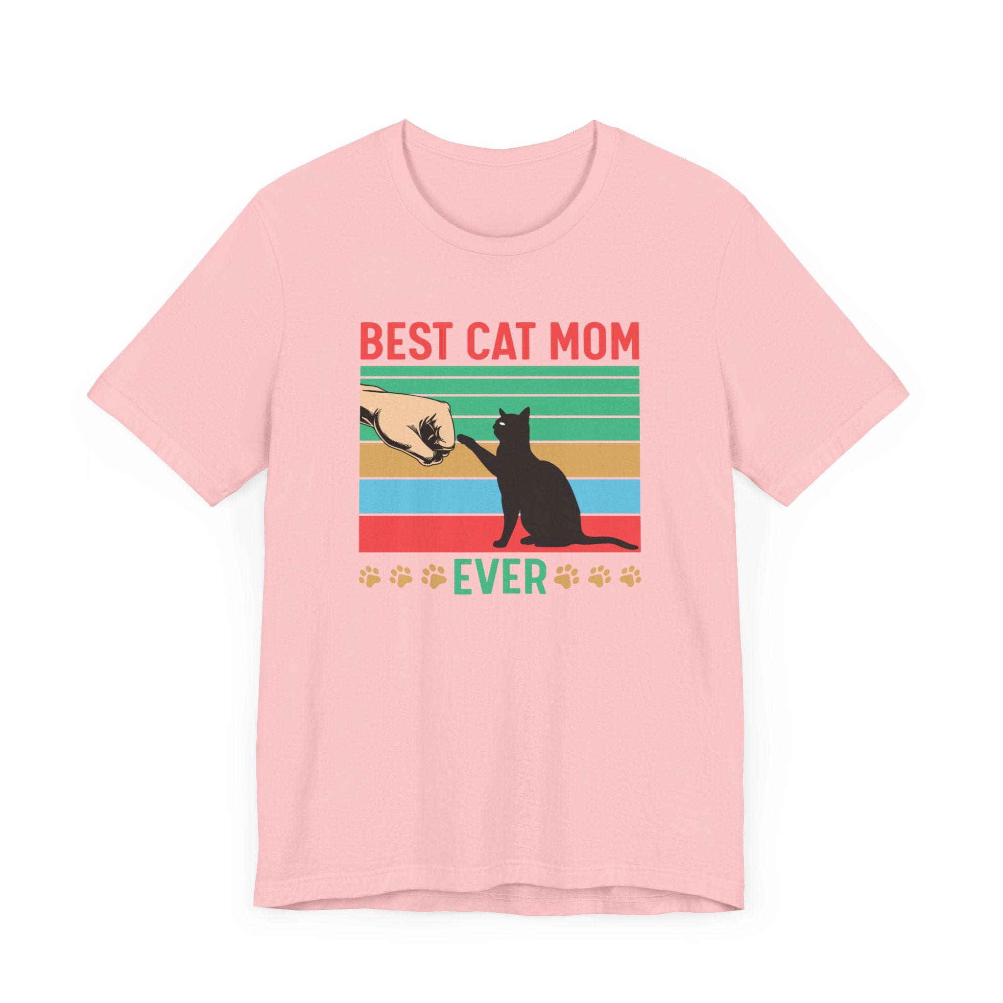 Best Cat Mom Ever T-shirt, Cat Mom Tshirt, Cat Lover Shirt, Pet Unisex Shirt, Crewneck Shirt, Short Sleeve Tee, Gift for Him, Gift for Her