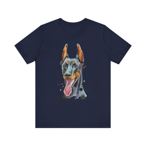 Dobermann T-shirt, Dog Tshirt, Dog Lover Shirt, Pet Unisex Shirt, Animal Crewneck Shirt, Short Sleeve Tee, Gift for Him, Gift for Her