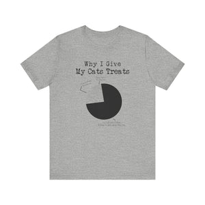 Why I Give My Cats Treats T-shirt, Cat Treats Tshirt, Cat Shirt, Unisex Shirt, Crewneck Shirt, Short Sleeve Tee, Gift for Him, Gift for Her