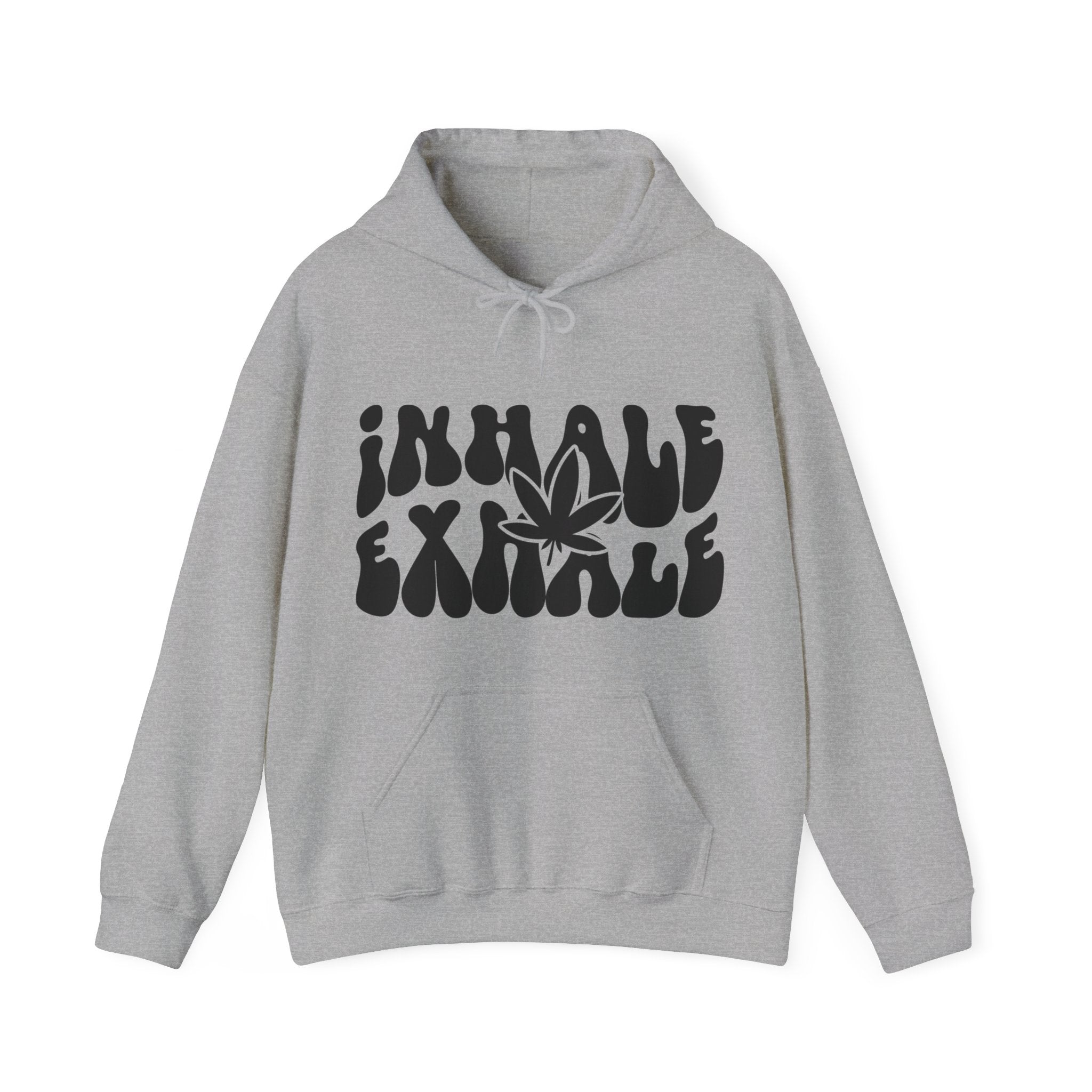 Zen Vibes Hoodie: Inhale Exhale Serenity - Hooded Sweatshirt