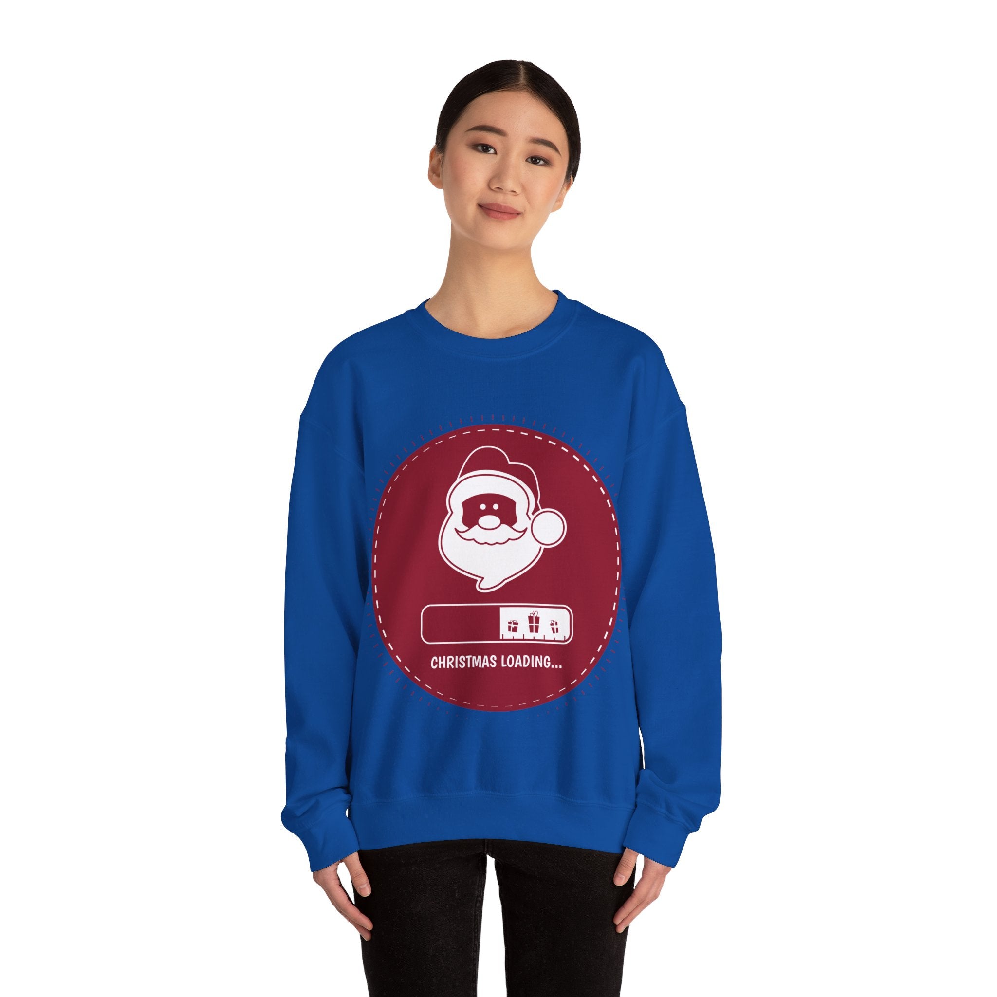 Festive 'Christmas Loading...' Sweatshirt for Holiday Anticipation