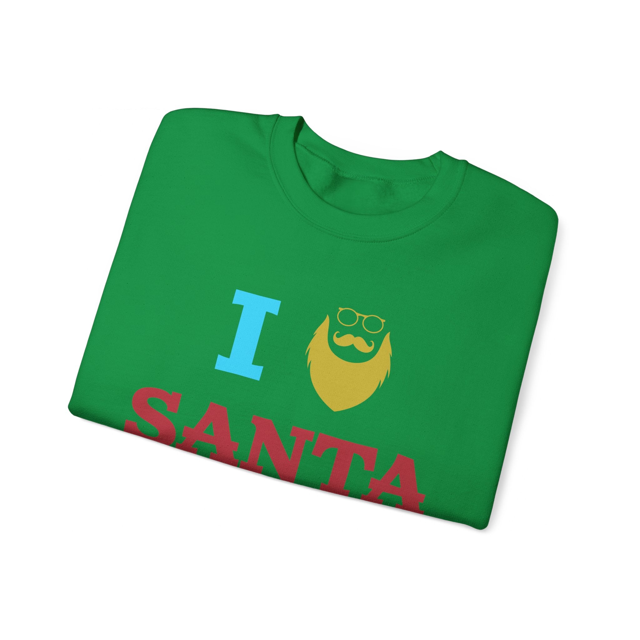 Christmas 'I Love Santa' Sweatshirt - Festive Holiday Apparel