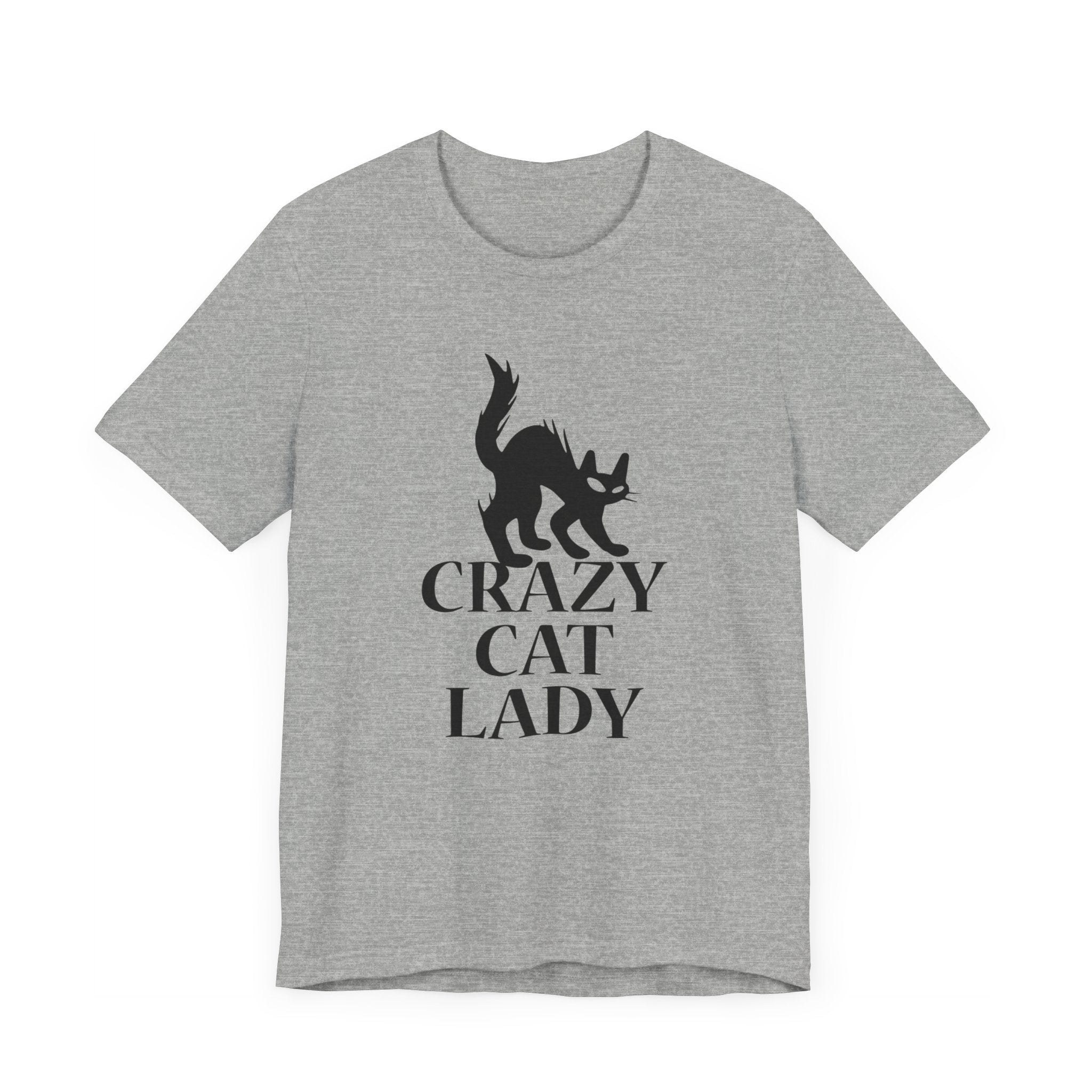 Crazy Cat T-shirt, Pussy Cat Tshirt, Cat Lover Shirt, Pet Unisex Shirt, Crewneck Shirt, Short Sleeve Tee, Gift for Him, Gift for Her