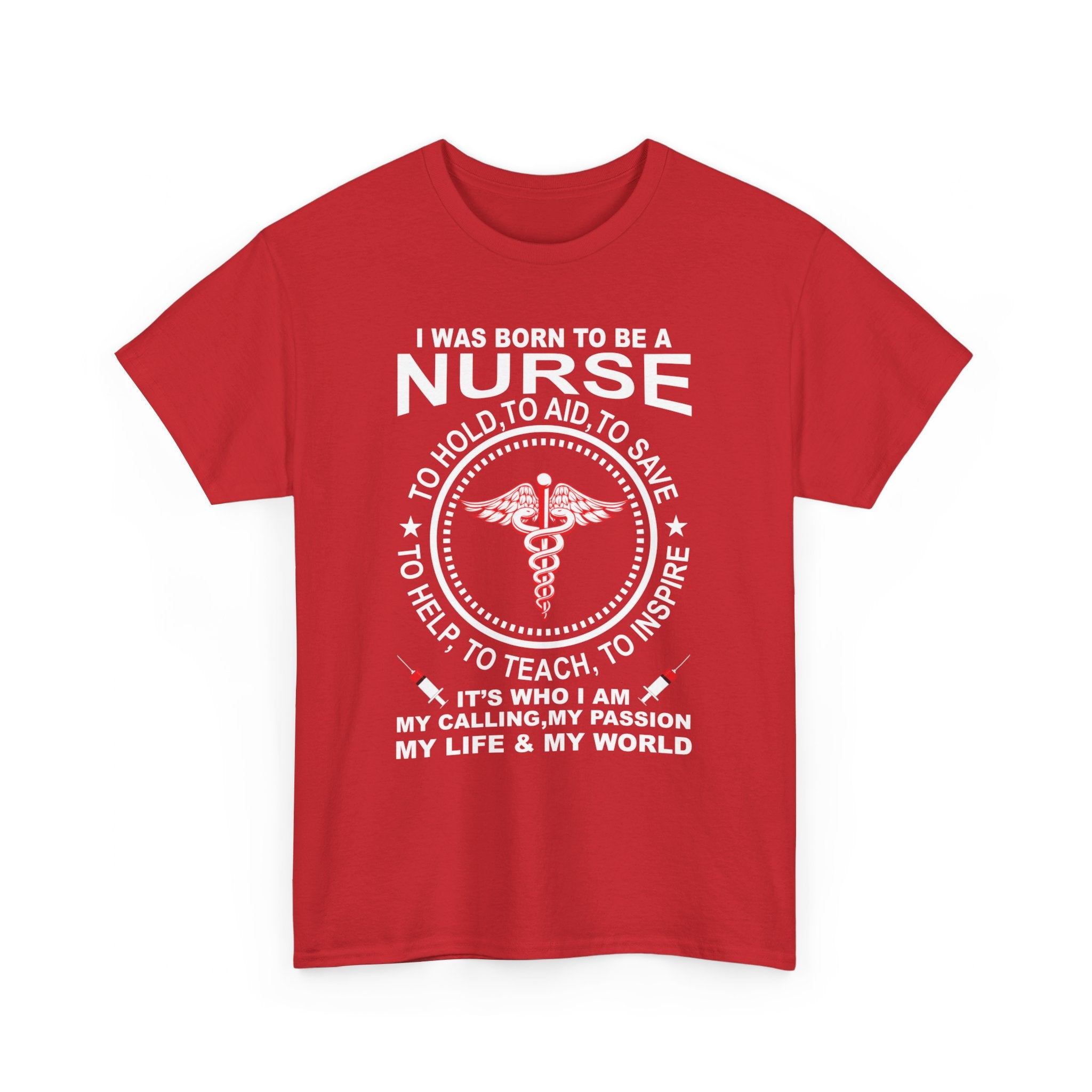 Born a Nurse: My Calling, My Passion' T-shirt | Nursing Identity Tee