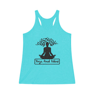 Yoga and Wine Tank Top | Namaste & Wine Lover's Tee | Relaxation Apparel