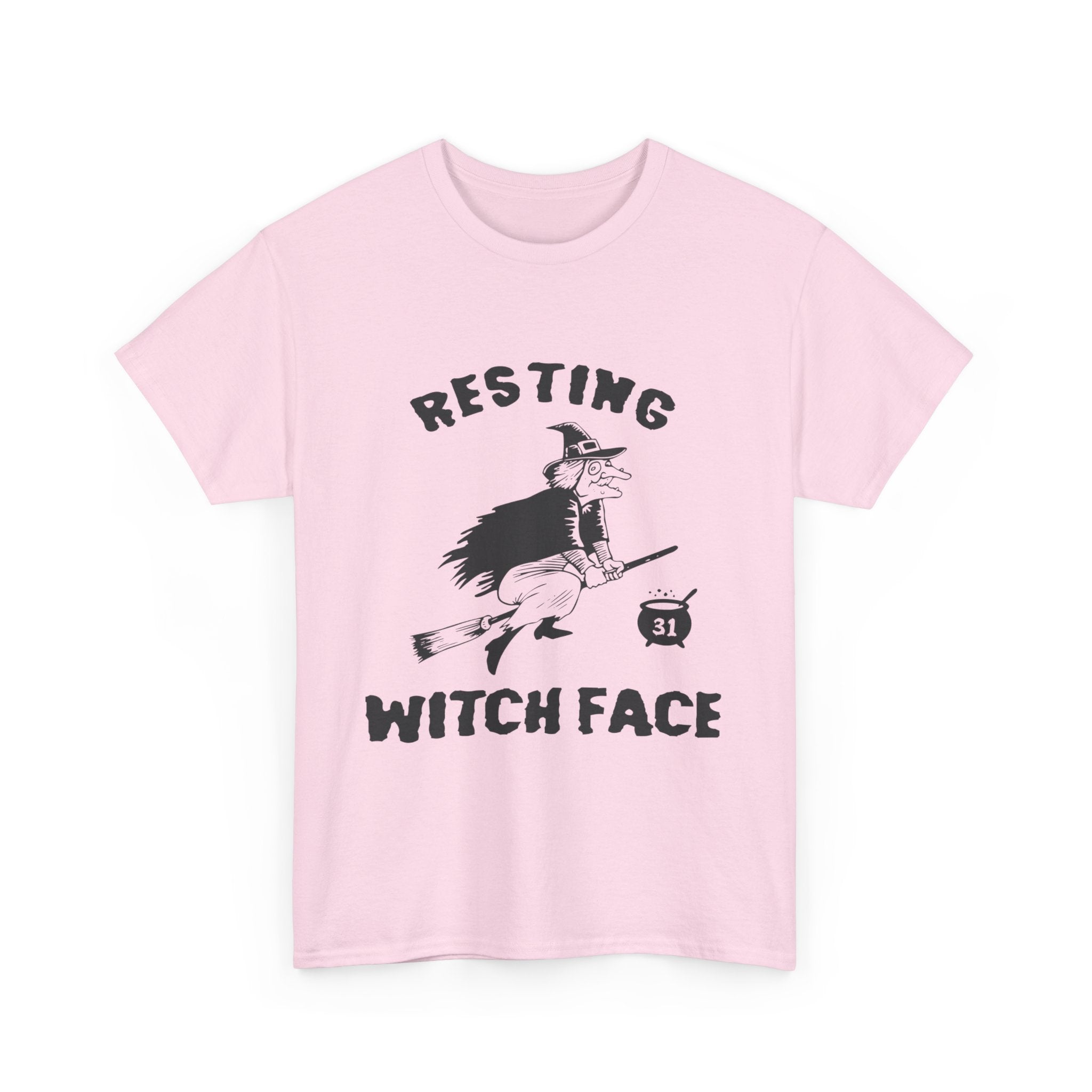 Resting Witch Face Halloween T-Shirt - Funny Witch Tee