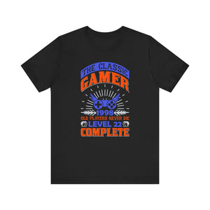 The Classic Gamer 1998 T-shirt, Gameboy Tshirt, Game Lover Shirt, Gaming Unisex Shirt, Crewneck Shirt, Short Sleeve Tee, Gift for Him