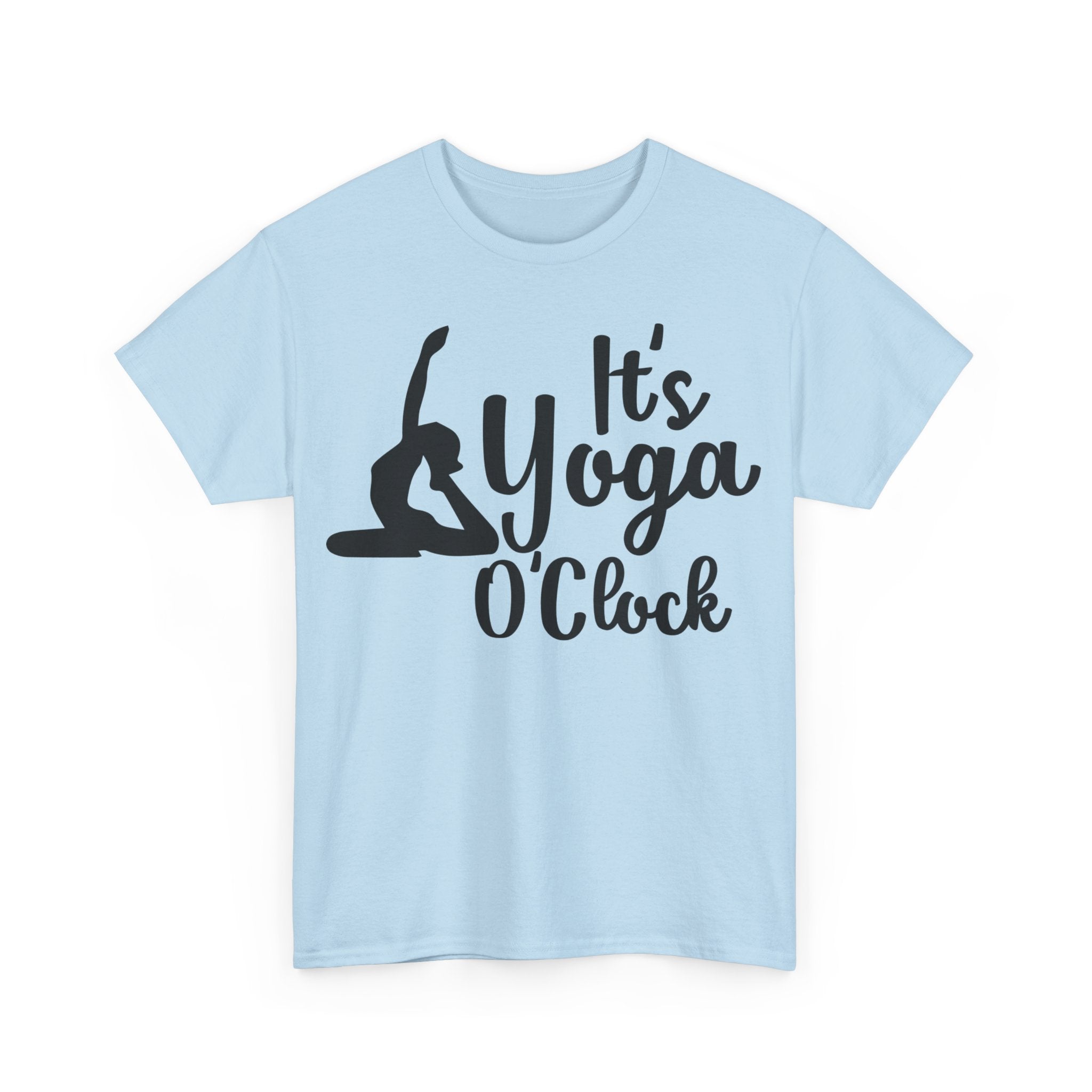 It's Yoga O'Clock T-Shirt | Yoga Lover Tee | Time to Relax | Zen Meditation Shirt