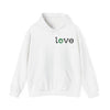 Love with Leaf Hoodie - Stylish Cannabis-Inspired Apparel