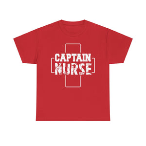 Captain Nurse T-shirt | Heroic Healthcare Professional Tee | Gift for nurse