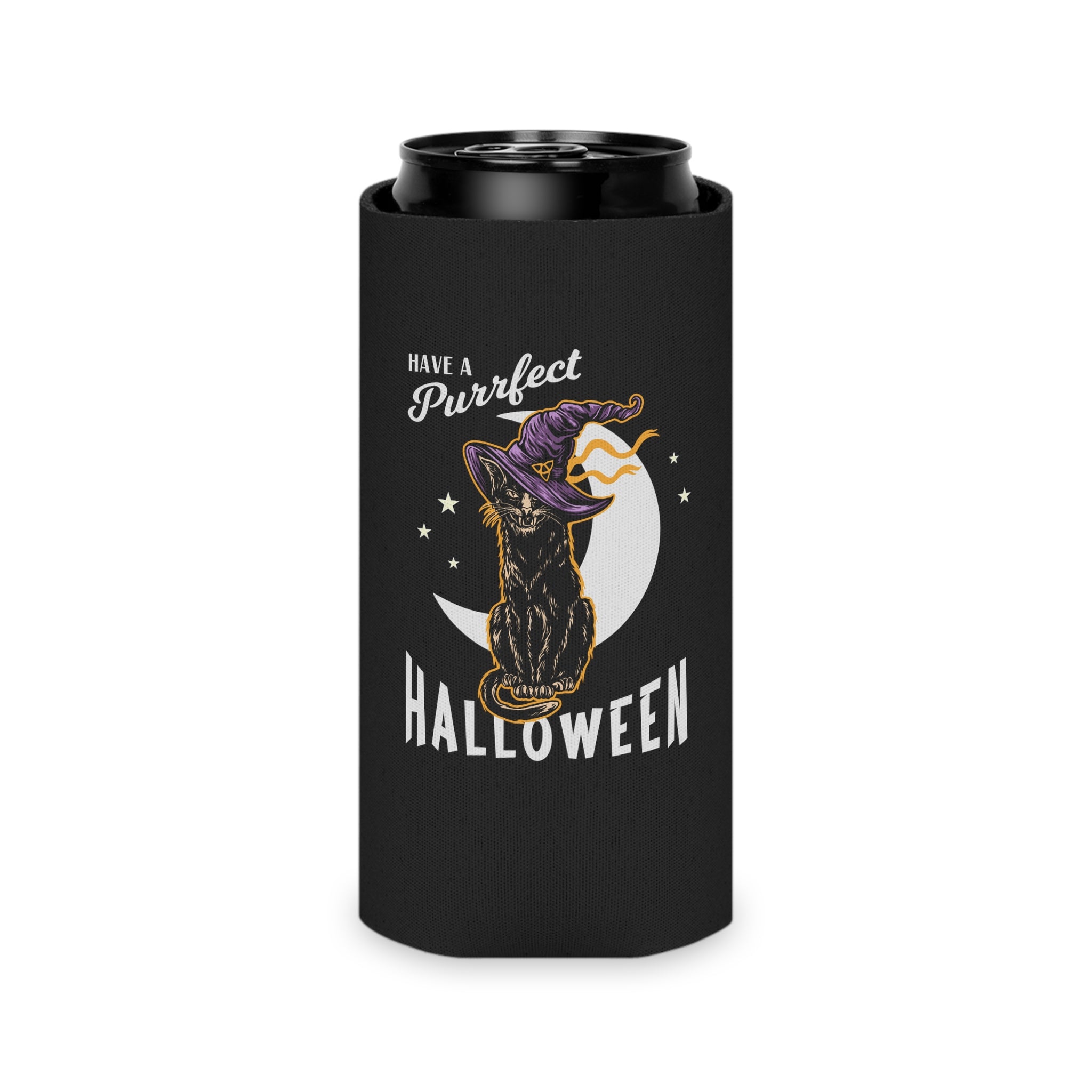 Have a Purrfect Halloween Can Cooler