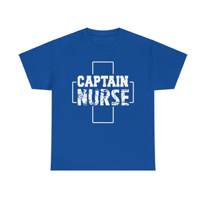 Captain Nurse T-shirt | Heroic Healthcare Professional Tee | Gift for nurse