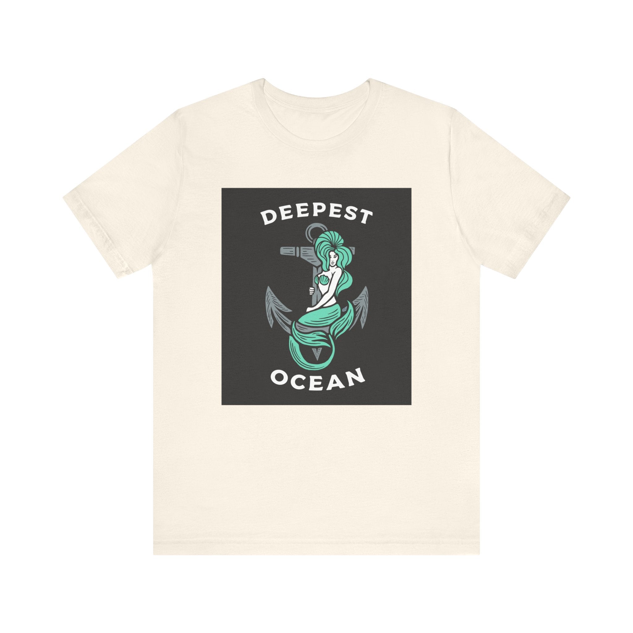 Deepest Ocean T-shirt, Mermaid Tshirt, Mermaid Top , Unisex Shirt, Crewneck Shirt, Short Sleeve Tee, Gift for Him, Gift for Her