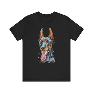 Dobermann T-shirt, Dog Tshirt, Dog Lover Shirt, Pet Unisex Shirt, Animal Crewneck Shirt, Short Sleeve Tee, Gift for Him, Gift for Her