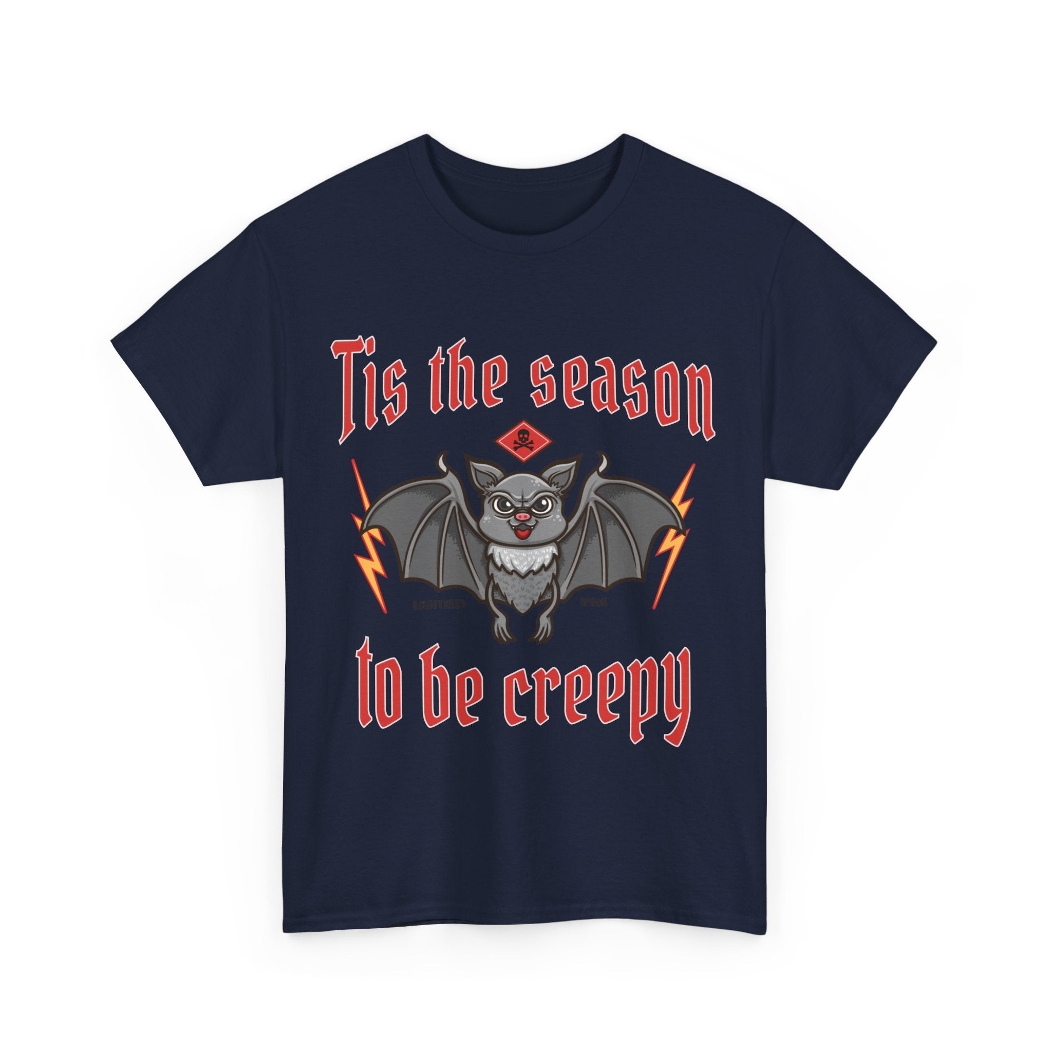 Funny Halloween T-shirt - Tis the Season to Be Creepy - Spooky Costume Tee