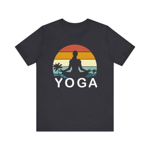 Yoga T-shirt, Meditation Tshirt, Yoga Lover Shirt, Yoga Day Unisex Shirt, Crewneck Shirt, Short Sleeve Tee, Gift for Him, Gift for Her