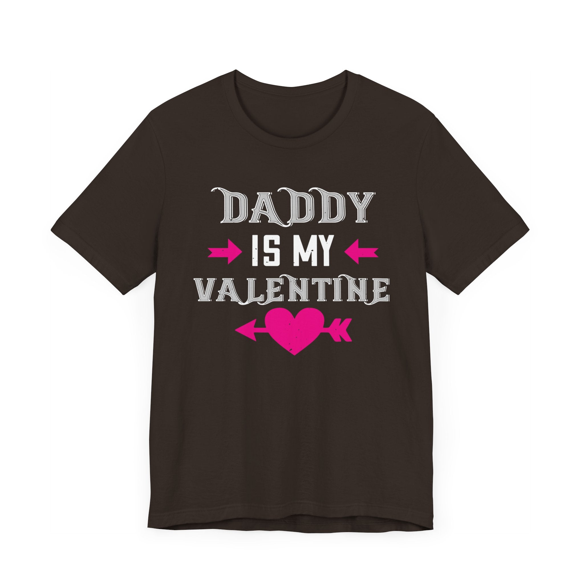 Daddy is My Valentine - Cute and Heartwarming Tee for Kids | Unisex Jersey Short Sleeve Tee