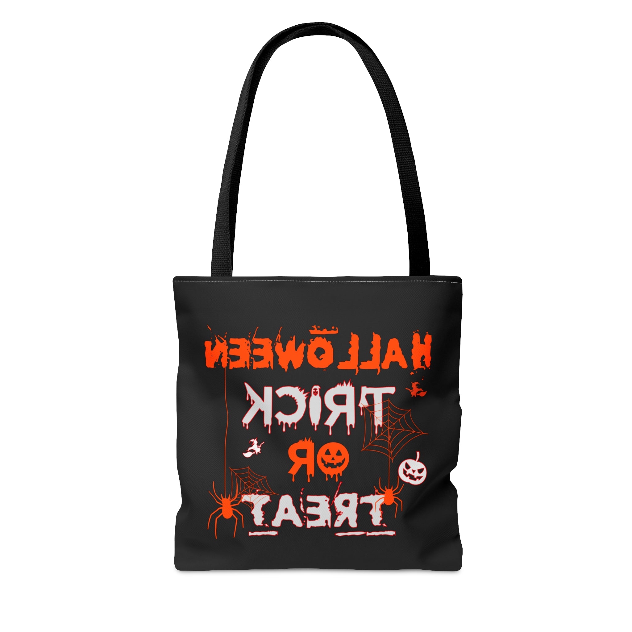 Halloween Trick or Treat Candy Bag - Spooky Halloween Tote Bag - Kids Halloween Candy Holder - Halloween Party Favor