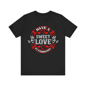 Sweet Love - 14th February Celebration Tee | Unisex Jersey Short Sleeve Tee