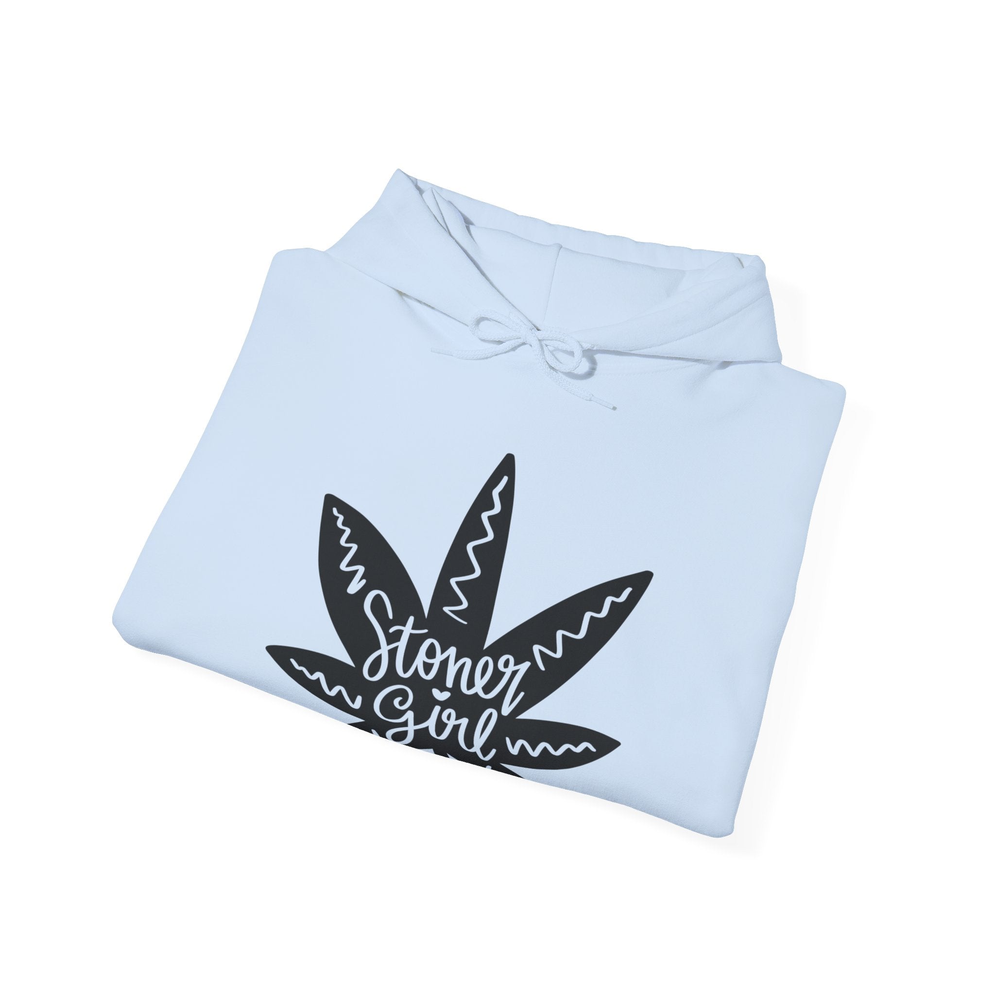 Stoner Girl Vibes Hoodie - Cozy Cannabis-Inspired Apparel