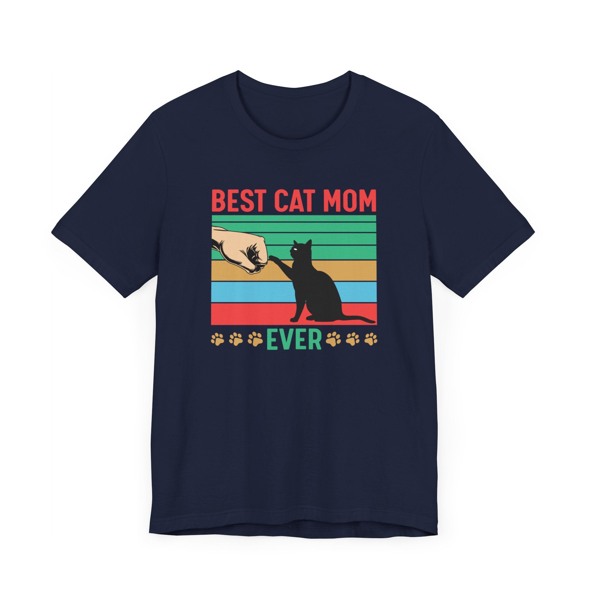 Best Cat Mom Ever T-shirt, Cat Mom Tshirt, Cat Lover Shirt, Pet Unisex Shirt, Crewneck Shirt, Short Sleeve Tee, Gift for Him, Gift for Her