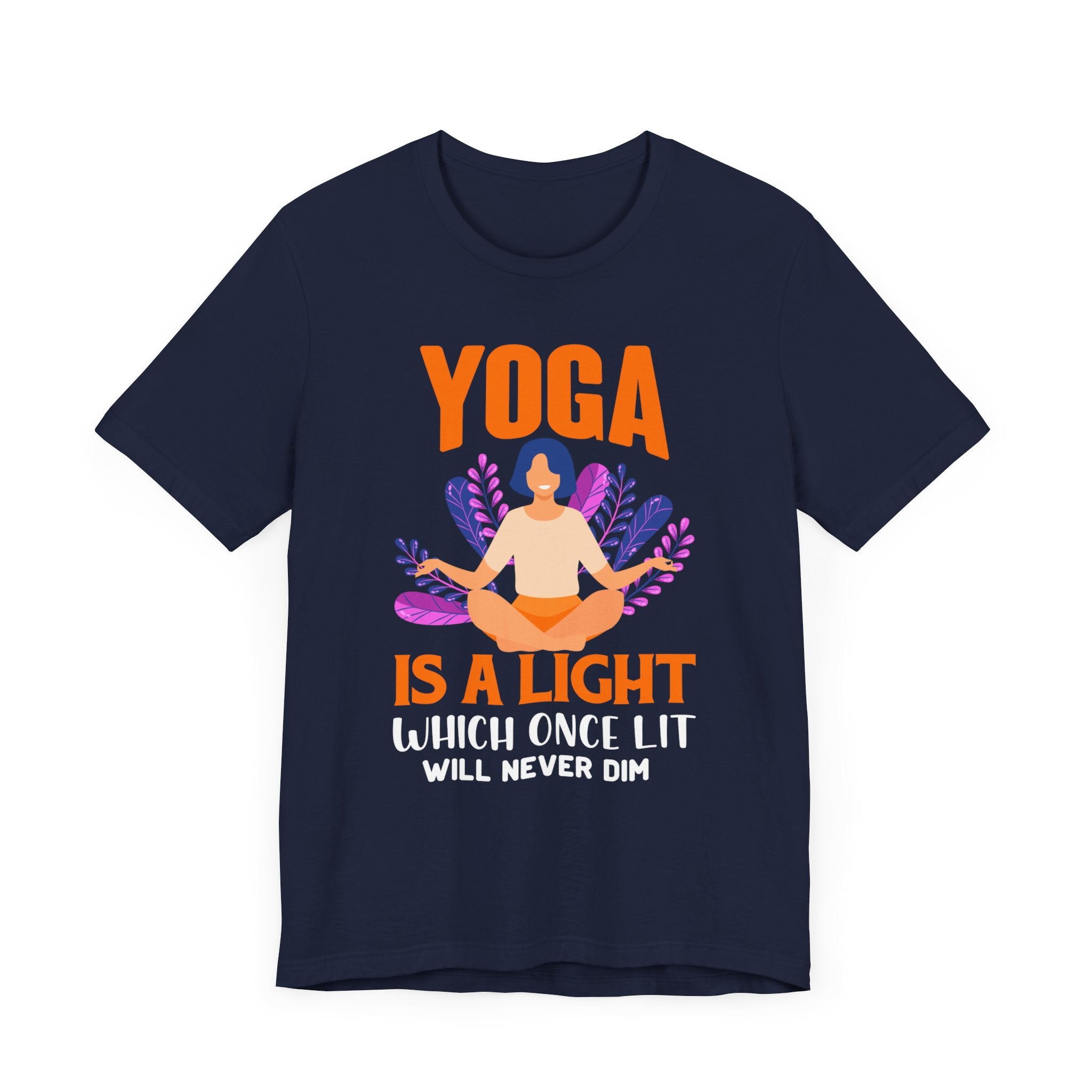 Yoga Is A Light T-shirt, Meditation Tshirt, Yoga Day Shirt, Unisex Shirt, Crewneck Shirt, Short Sleeve Tee, Gift for Him, Gift for Her