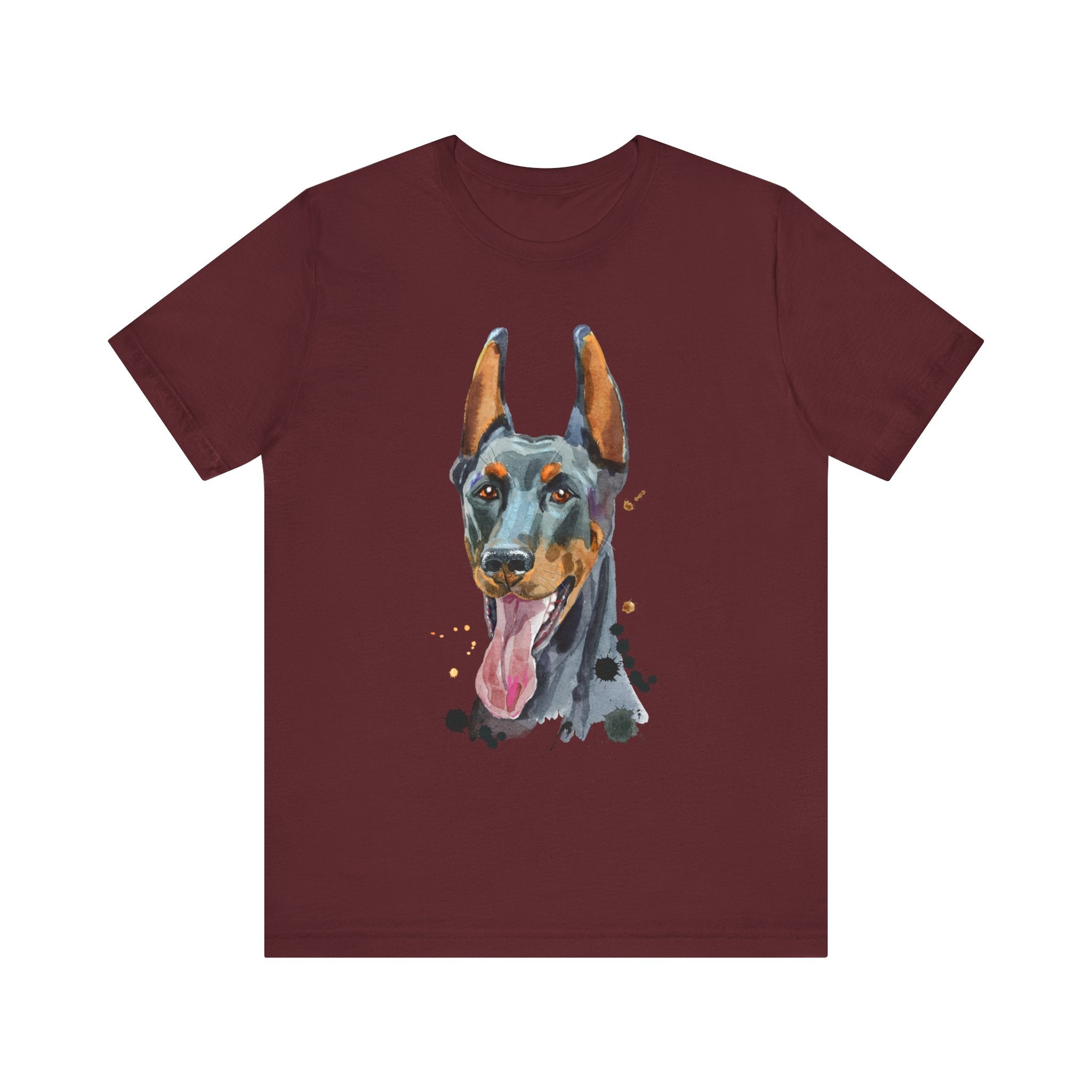 Dobermann T-shirt, Dog Tshirt, Dog Lover Shirt, Pet Unisex Shirt, Animal Crewneck Shirt, Short Sleeve Tee, Gift for Him, Gift for Her