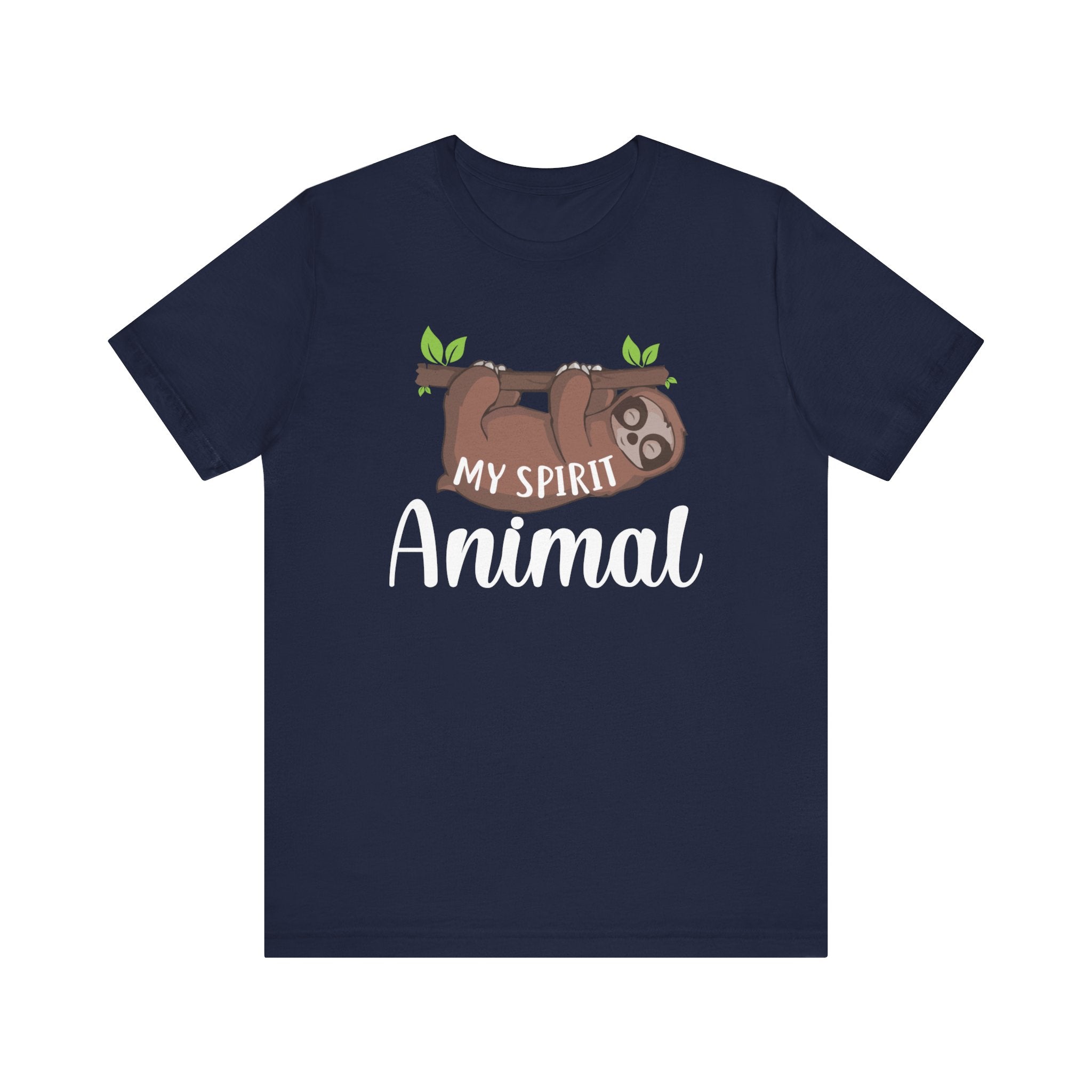 My Spirit Animal T-shirt, Sloth Tshirt, Animal Lover Shirt, Unisex Shirt, Crewneck Shirt, Short Sleeve Tee, Gift for Him, Gift for Her