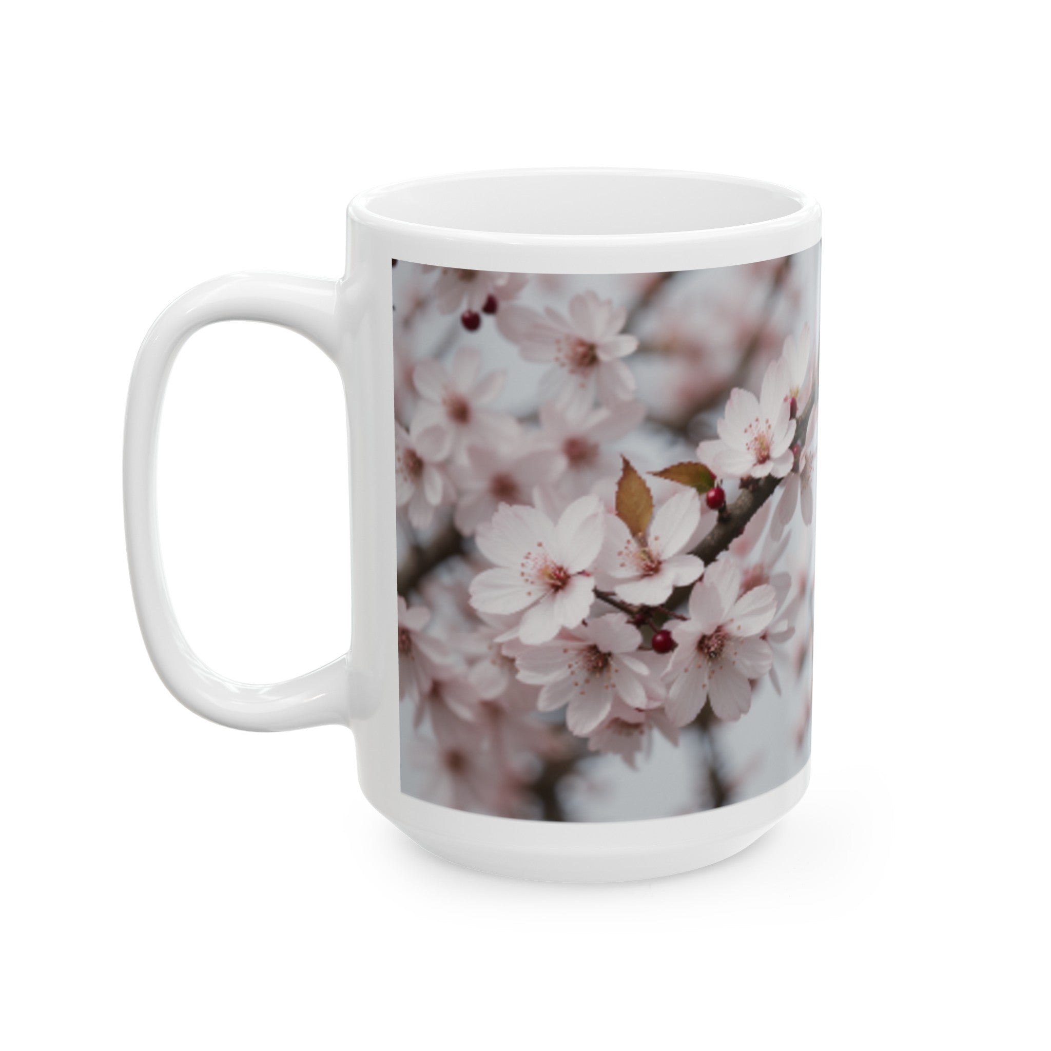 Blossom & Brew Ceramic Mug, (11oz, 15oz)