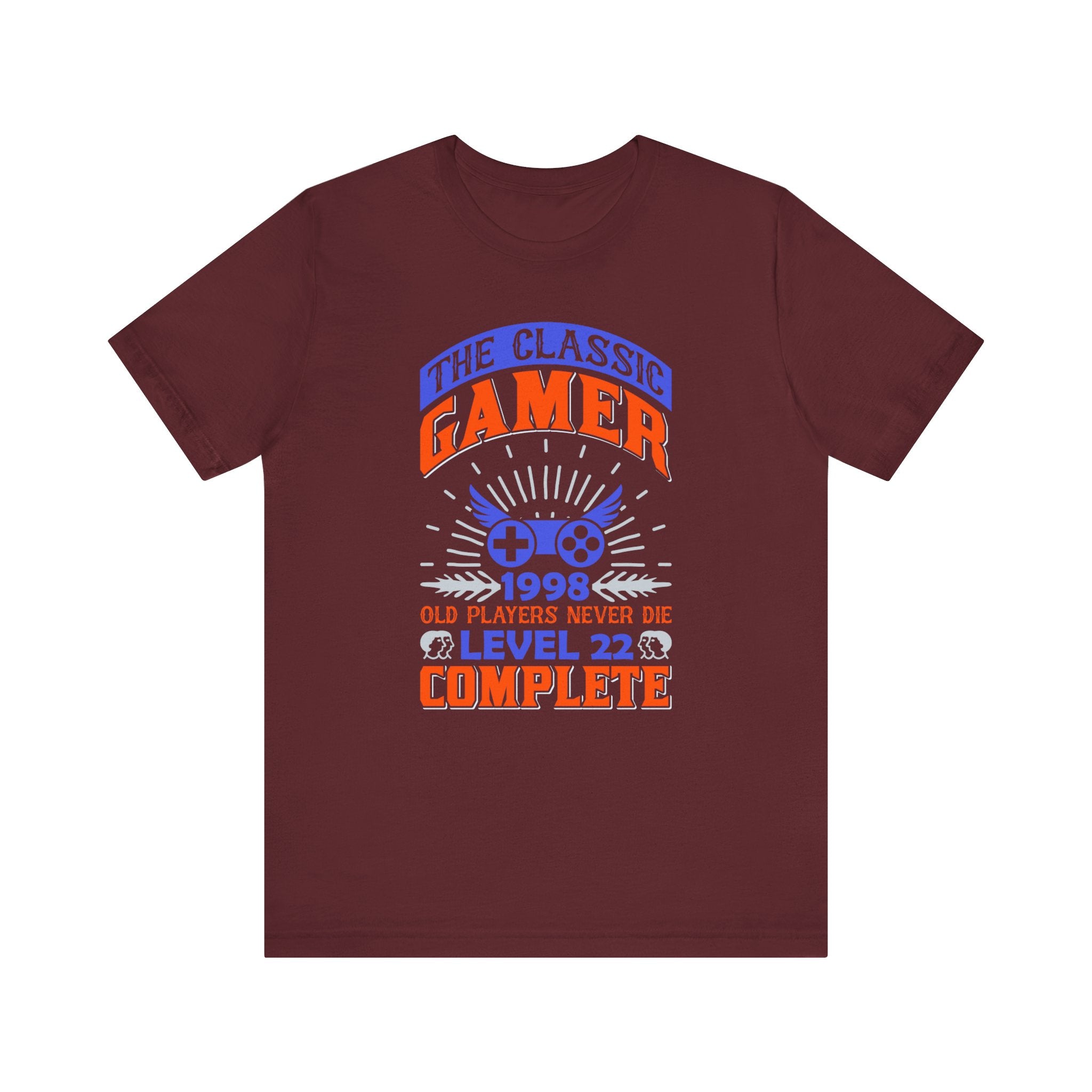 The Classic Gamer 1998 T-shirt, Gameboy Tshirt, Game Lover Shirt, Gaming Unisex Shirt, Crewneck Shirt, Short Sleeve Tee, Gift for Him