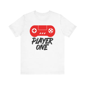 Player One T-shirt, Player Tshirt, Gaming Shirt, Gameboy Unisex Shirt, Game Lover Crewneck Shirt, Short Sleeve Tee, Gift for Him