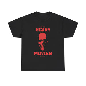 Let's Watch Scary Movies on Halloween T-Shirt - Spooky Film Night Tee - Haunted Movie Marathon Shirt