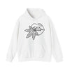 Lips and Leaf Fusion Hoodie - Stylish Nature Embrace