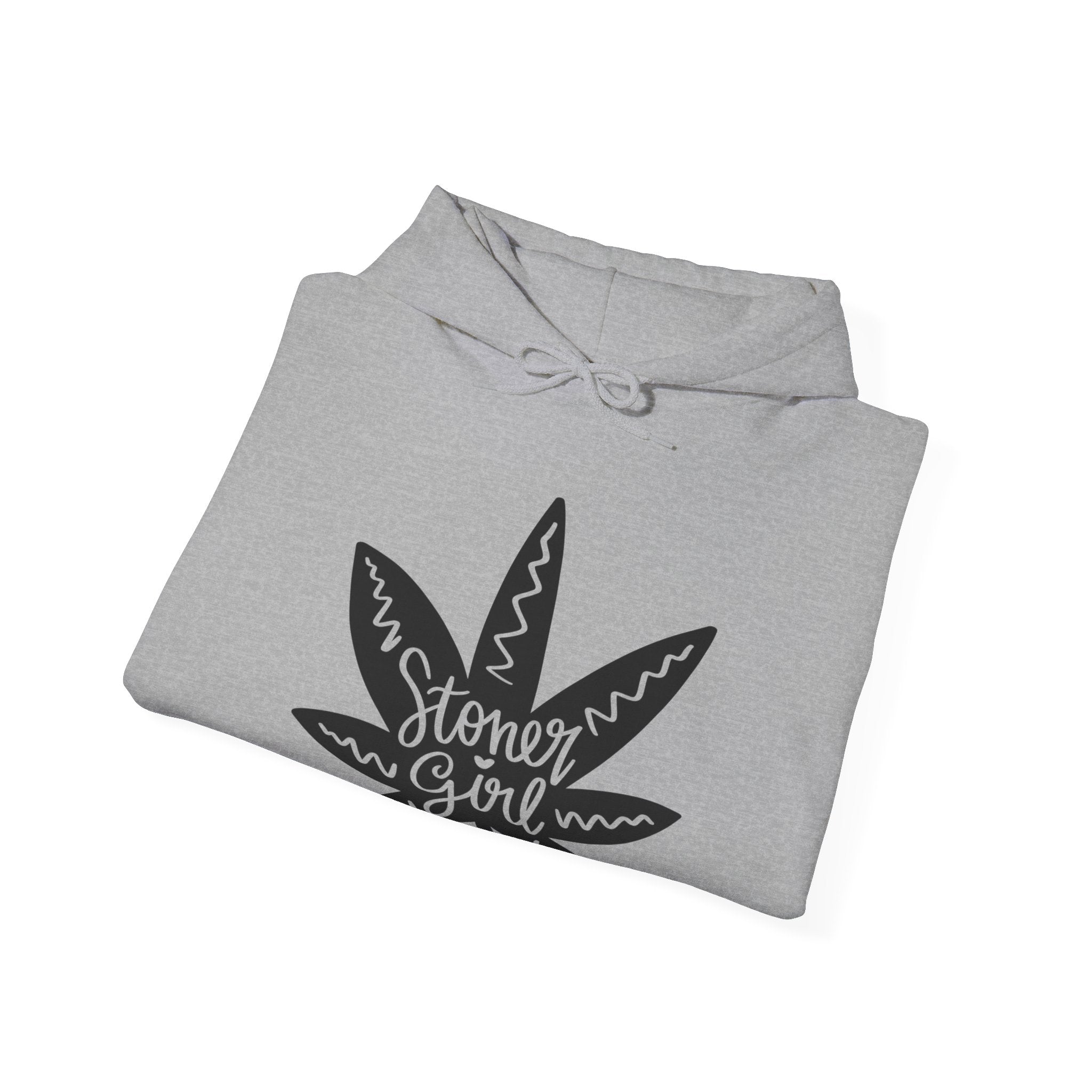 Stoner Girl Vibes Hoodie - Cozy Cannabis-Inspired Apparel